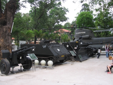 American tanks from the War Remnants Museum, Ho Chi Minh City